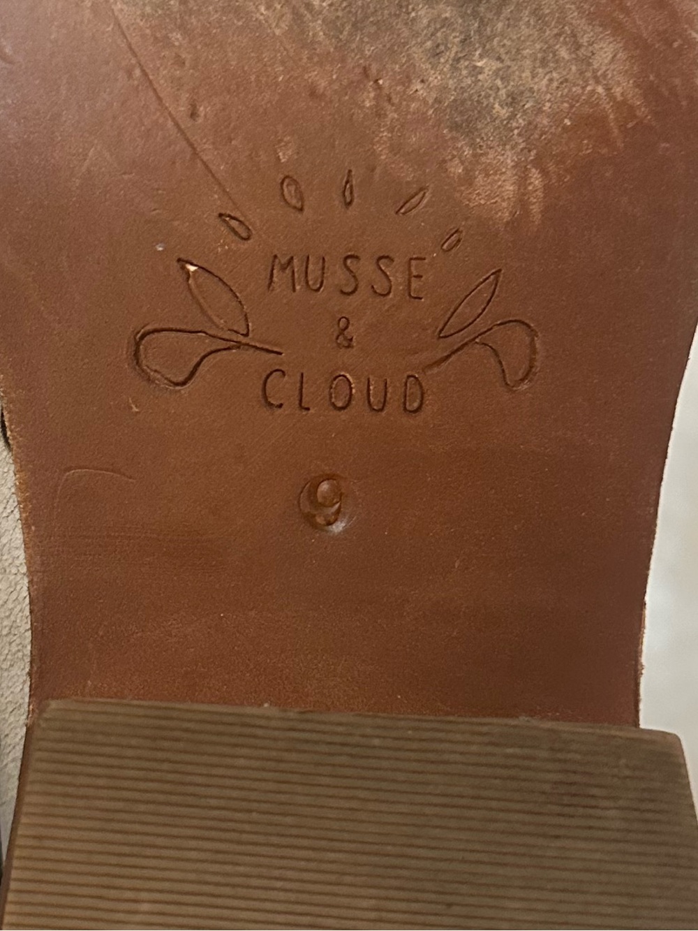 Musse & Cloud x Anthropologie Coolise Distressed Leather Ankle Booties 9 - Picture 11 of 11